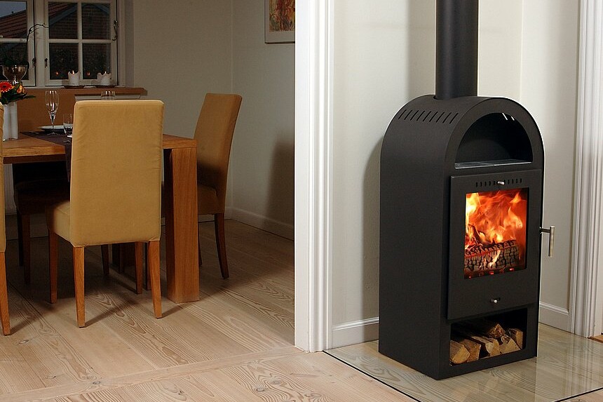 Asgard - Black Wood Bruning Stove
