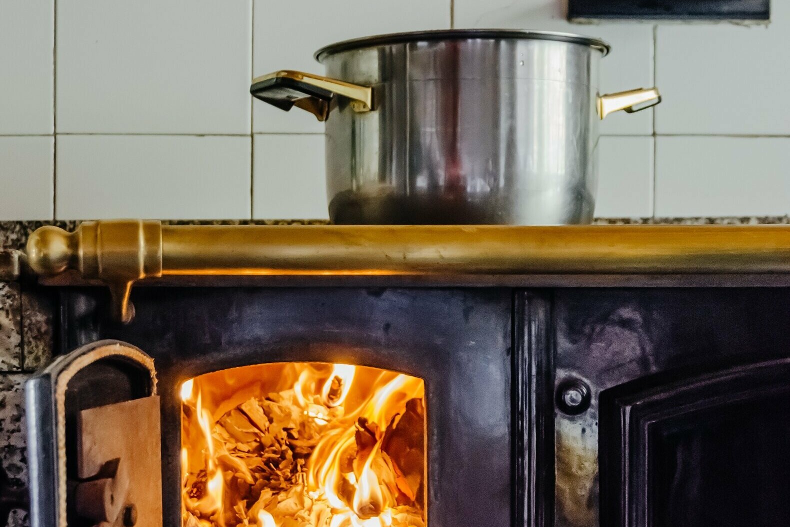 wood burning stove
