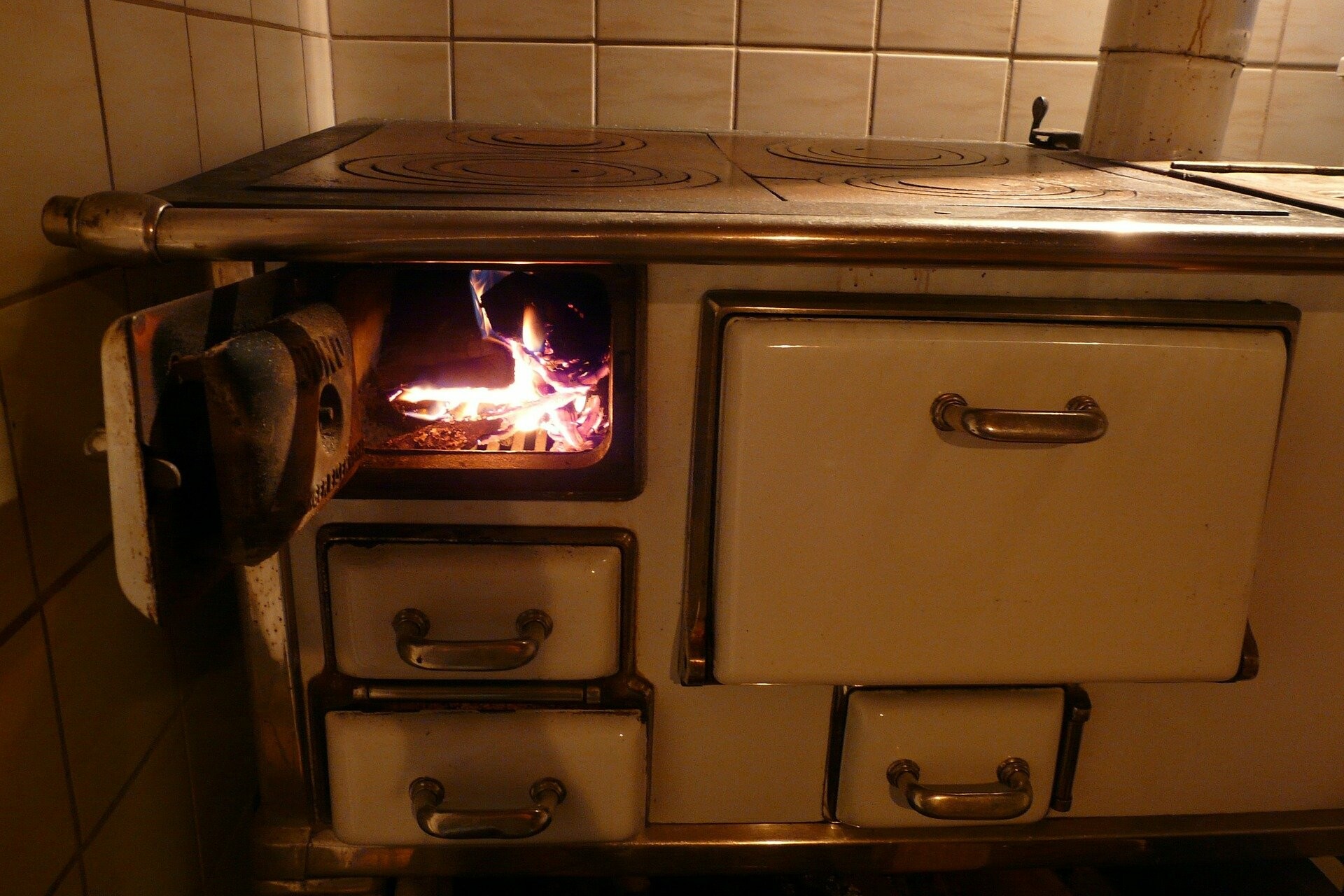 wood stove