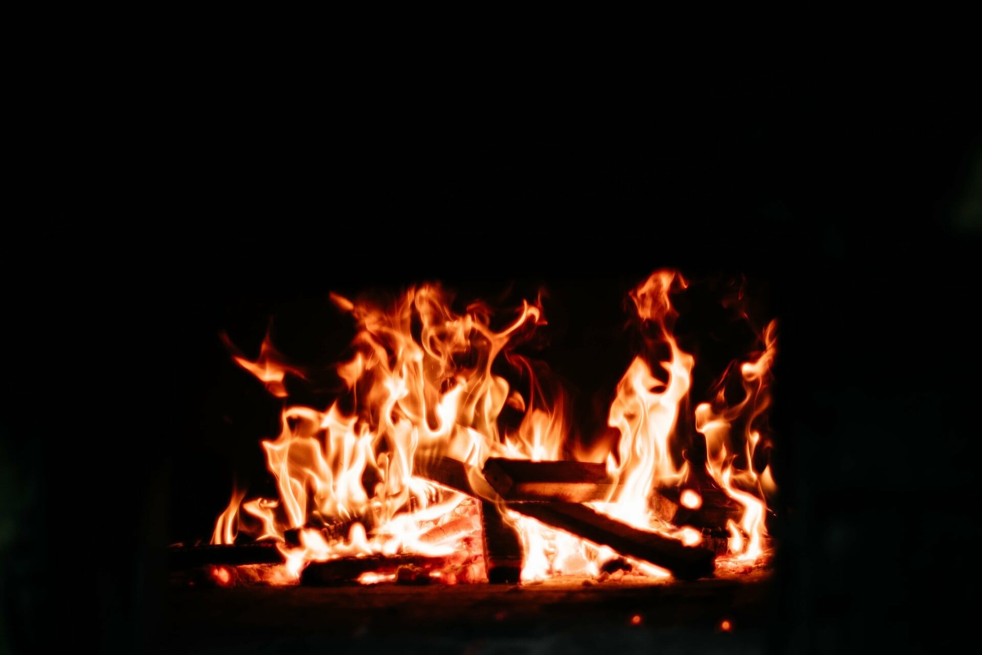 wood burning stove